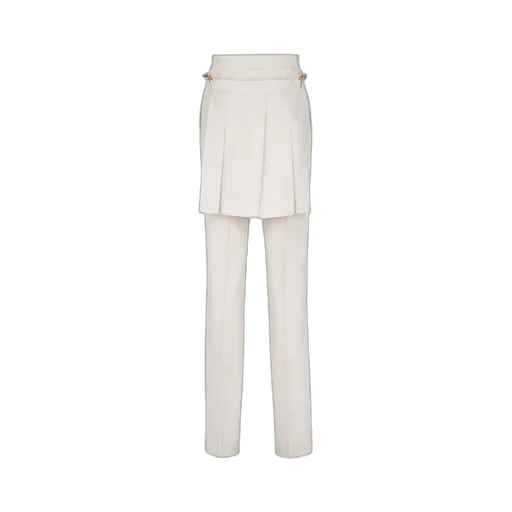 Pleated Detail Cigarette Trousers