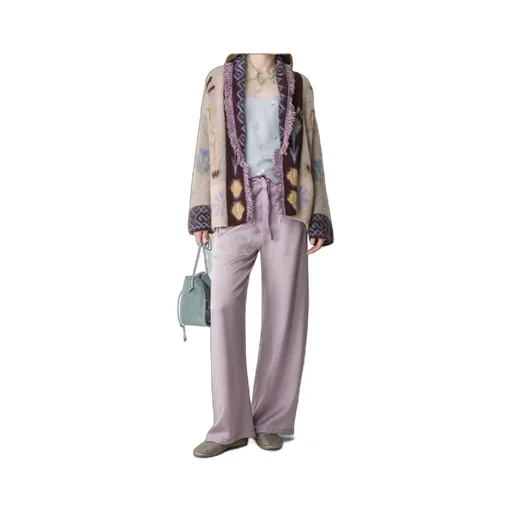 Longline Cardigan In Baby Alpaca Wool