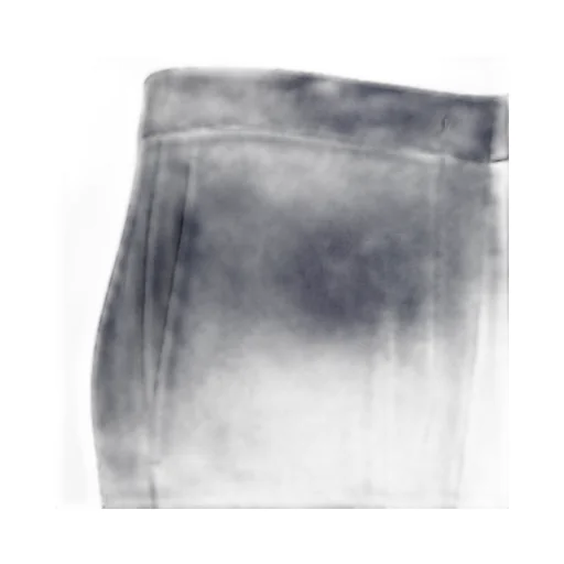 Trousers In Navy Blue Cady