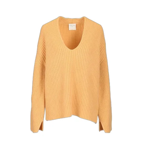 Wool Cashmere Half Cardigan Stitch Sweater