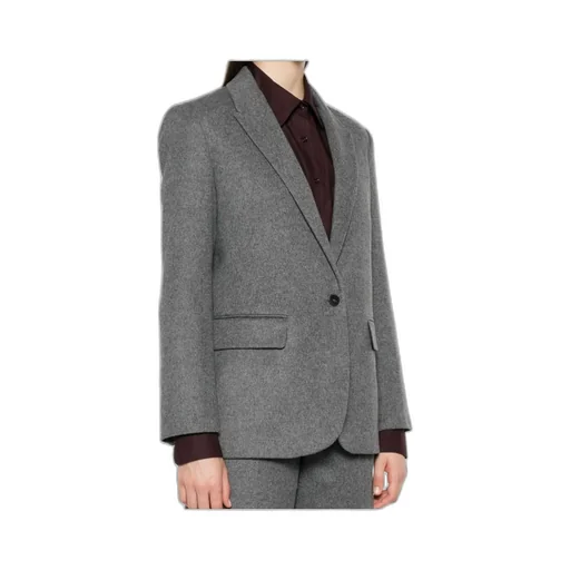 Single-Breasted Peak-Lapels Jacket