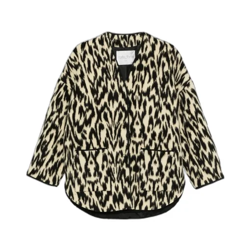 Animal-Print Coat