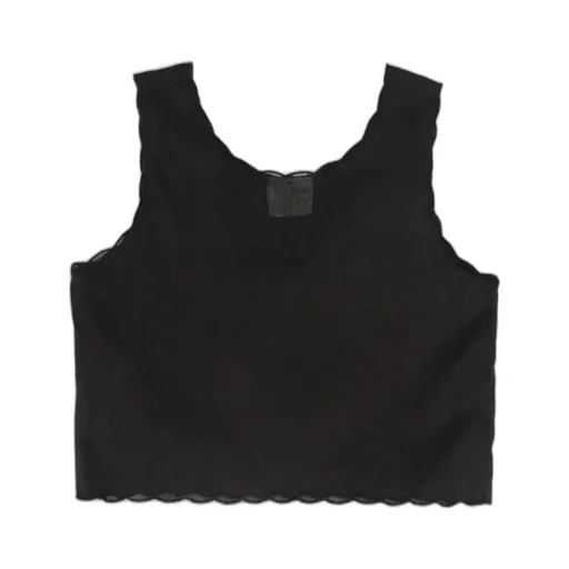 Scallop-Trim Tank Top