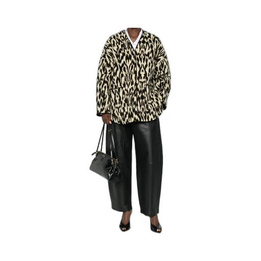 Animal-Print Coat