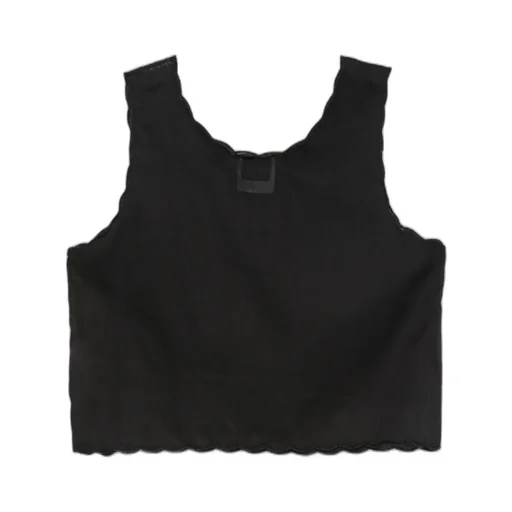 Scallop-Trim Tank Top