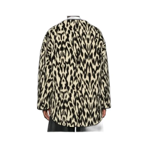 Animal-Print Coat