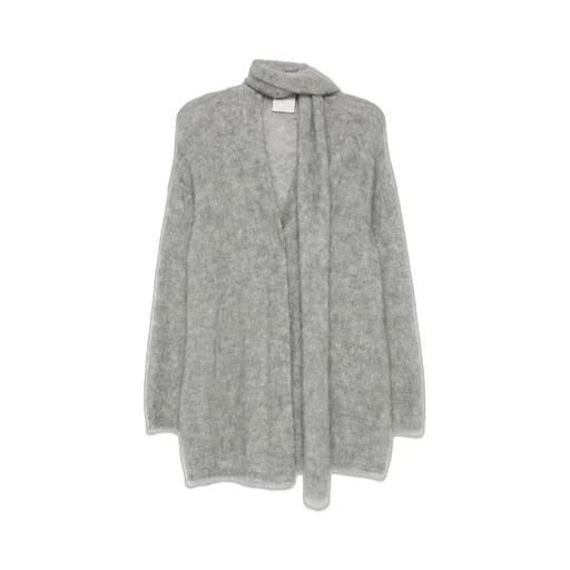 Scarf Detailed Cardigan