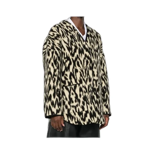 Animal-Print Coat
