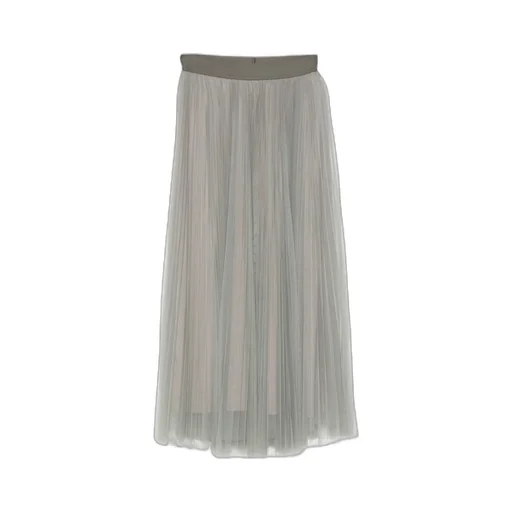 Pleated Tulle Skirt