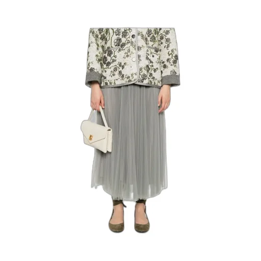 Pleated Tulle Skirt