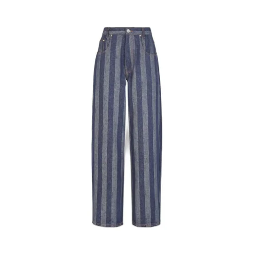Blue Pequin Denim Trousers