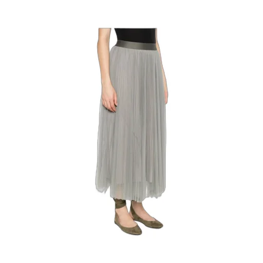 Pleated Tulle Skirt