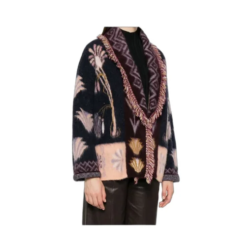 Long-Sleeved Knitted Cardigan
