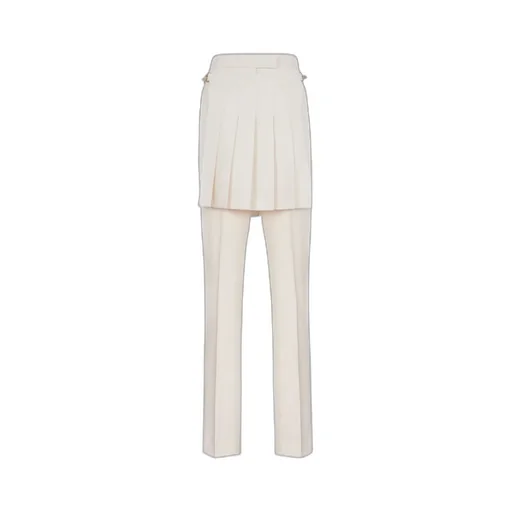 Pleated Detail Cigarette Trousers