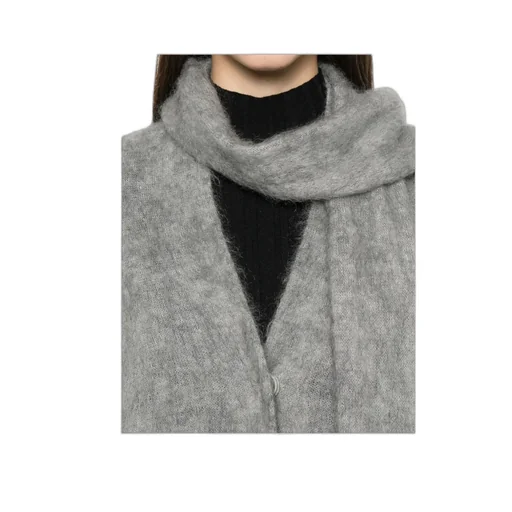 Scarf Detailed Cardigan