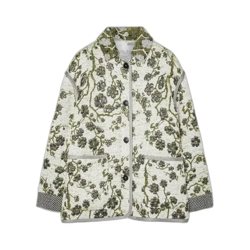 Jacquard Jacket La Lune En Fleur