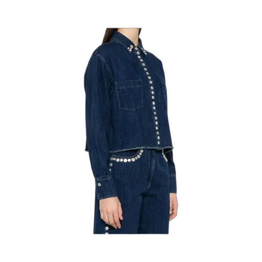 Long-Sleeved Denim Shirt