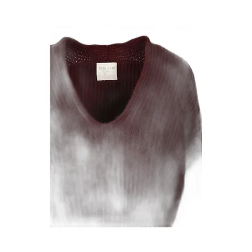 V-Neck Ribbed Knitwear