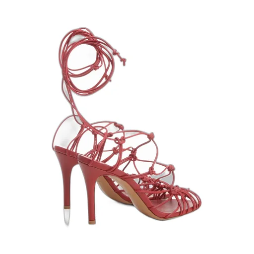 Tubular Lace Sandals