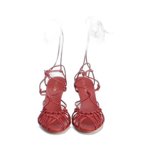 Tubular Lace Sandals