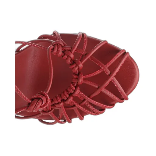 Tubular Lace Sandals