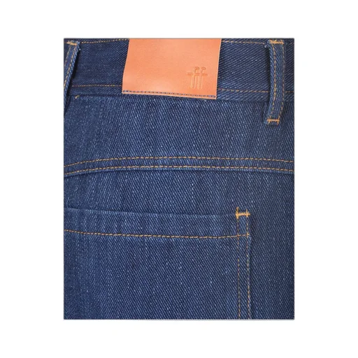 Belt-Loop Denim Shorts