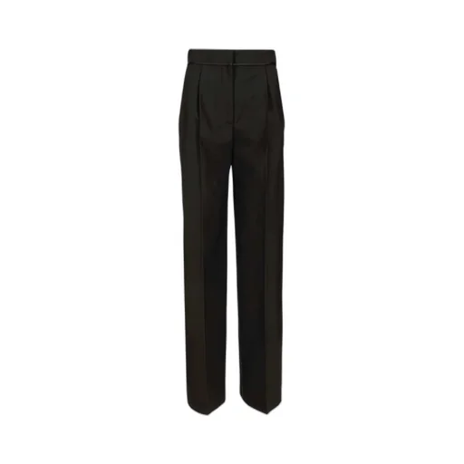 High-Waisted Elastic Pants