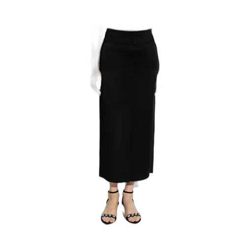 High-Waisted Midi Skirt