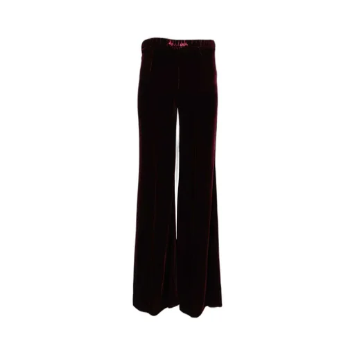 Velvet Flare Pants