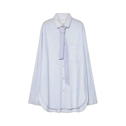 Grosgrain-Tie Poplin Shirt