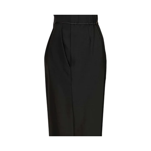 High-Waisted Elastic Pants