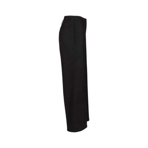 Zip-Fastening Wool Pants