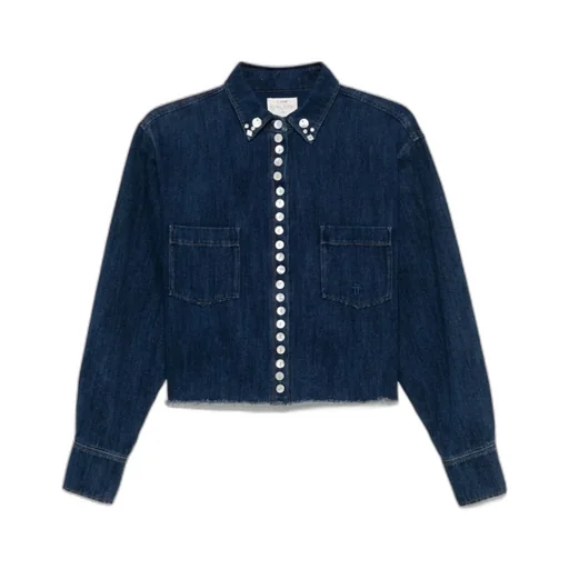 Long-Sleeved Denim Shirt