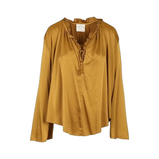 Drawstring V-Neck Top