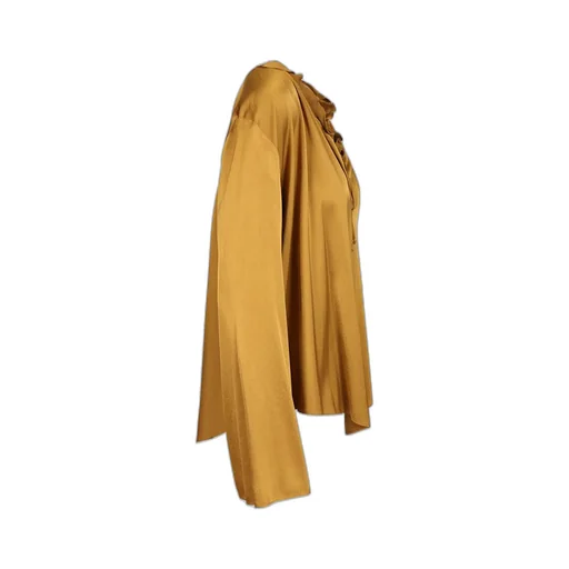 Drawstring V-Neck Top
