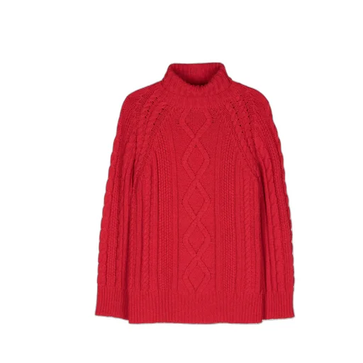 Long-Sleeved Knitted Sweater