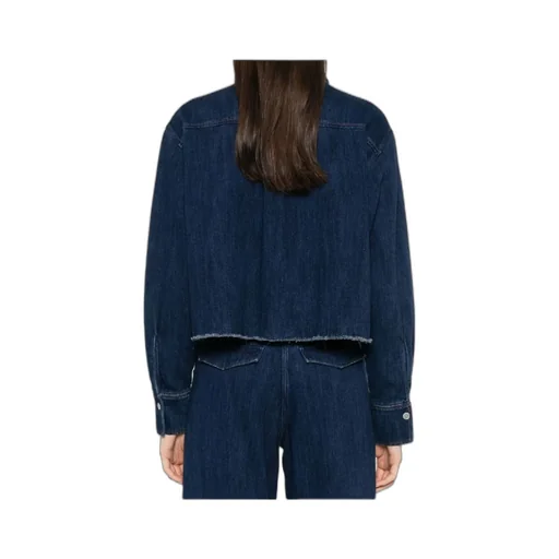 Long-Sleeved Denim Shirt