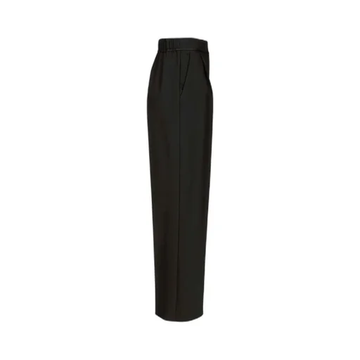 High-Waisted Elastic Pants