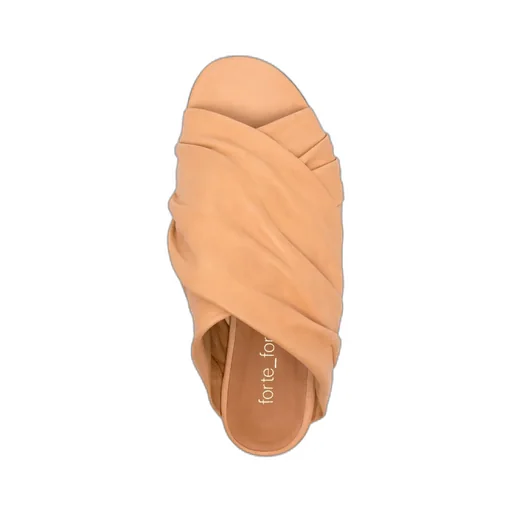 Crossed Flat Slippers