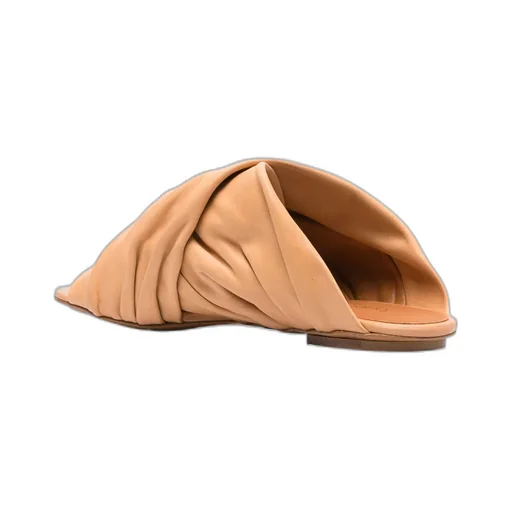 Crossed Flat Slippers
