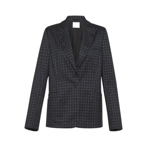 Checked Boxy Jacket