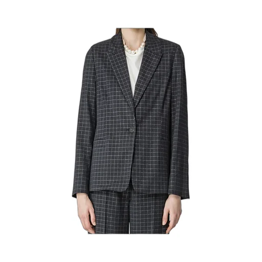 Checked Boxy Jacket