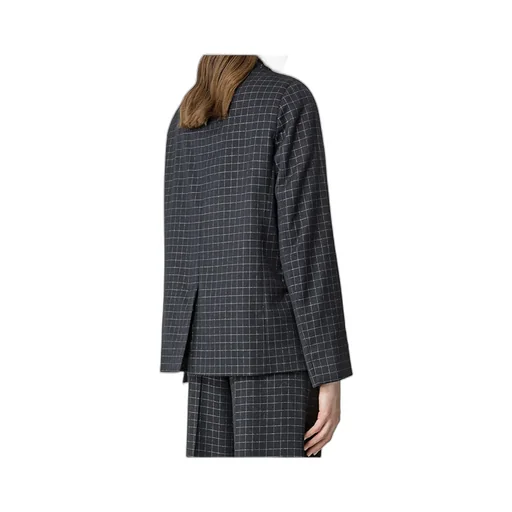 Checked Boxy Jacket