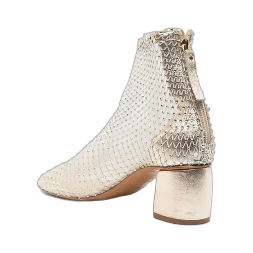 Mesh Ankle Boots