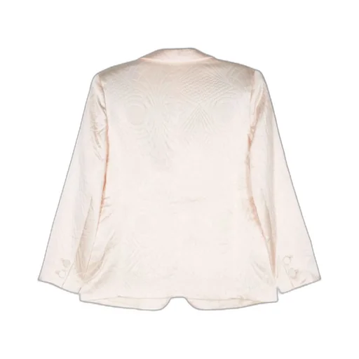 Quilted Single-Breasted Blazer