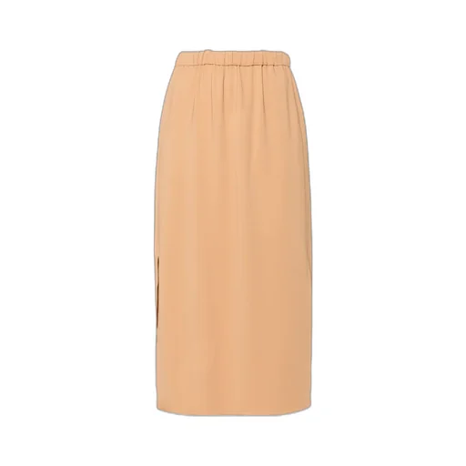Crepe Midi Skirt