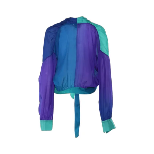 Color-Blocking Strappy Blouse