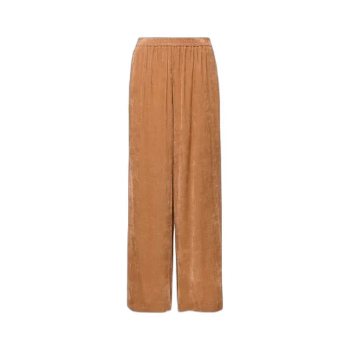 Elastic Waist Wide-Leg Pants
