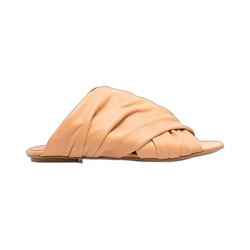 Crossed Flat Slippers