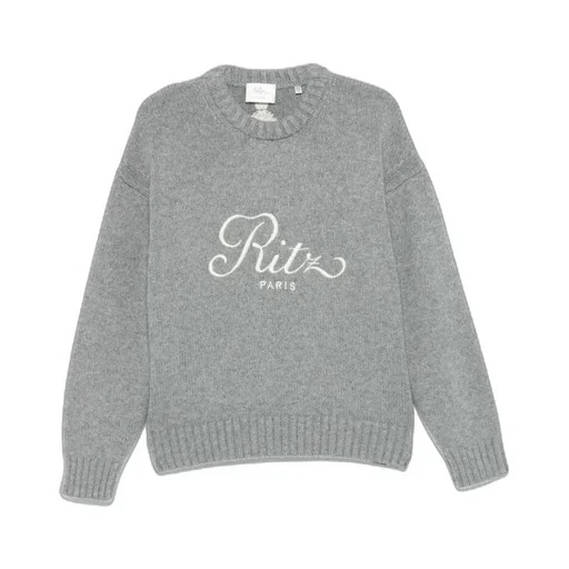 X Ritz Paris Logo Embroidered Knit Jumper